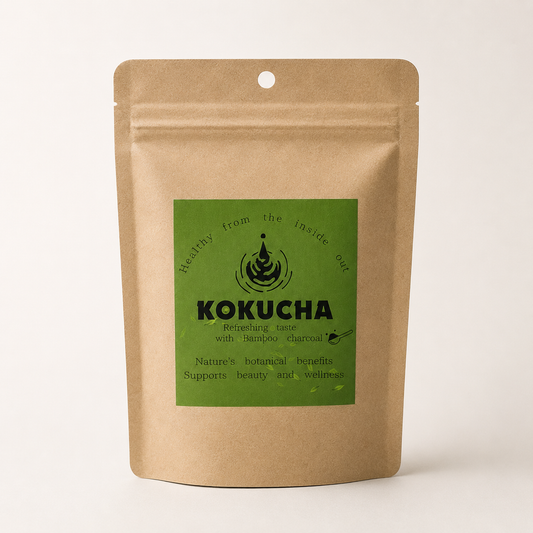 KOKUCHA (竹炭入り粉末緑茶) 30g｜山梨県産竹炭×静岡県産無農薬茶葉